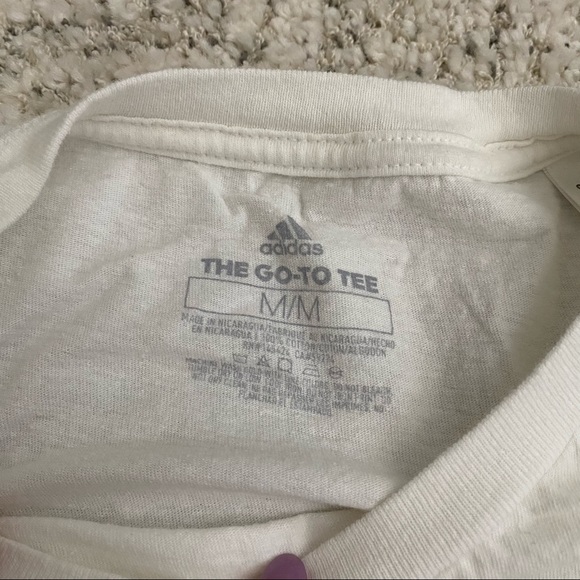 ADIDAS | white shirt sleeve graphic tee - Picture 3 of 3